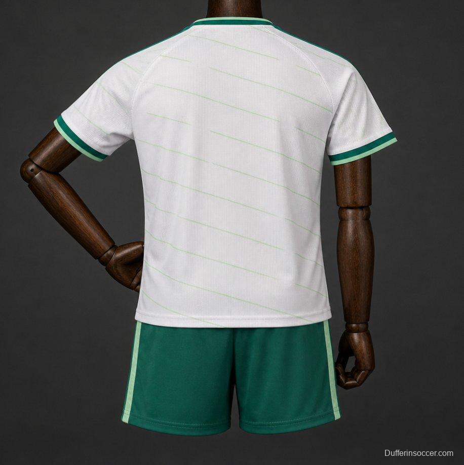 2026 Kids Northern Ireland Away White Jersey