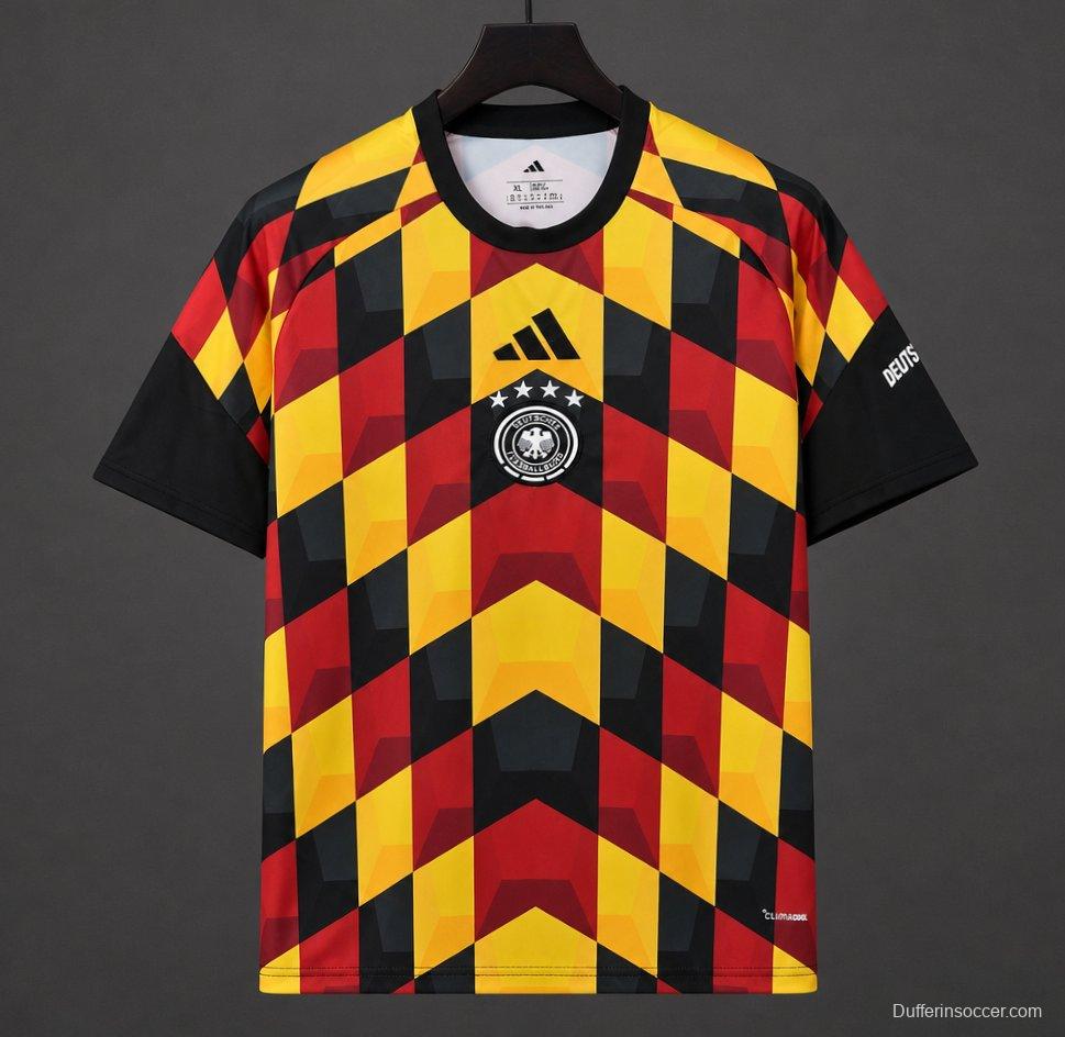 2026 Germany Black/Multi Pre-Match Jersey