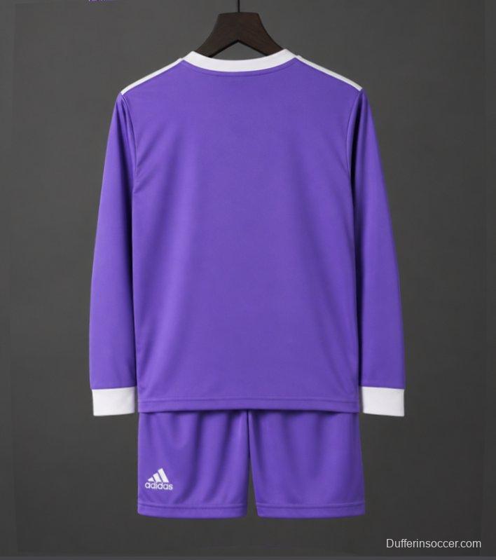 Retro Kids 16/17 Real Madrid Away Long Sleeve Jersey