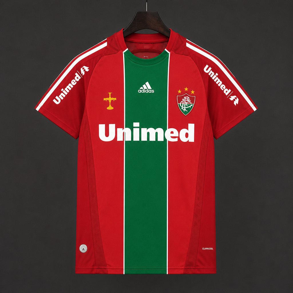 Retro 09/10 Fluminense Third  Red Green Jersey