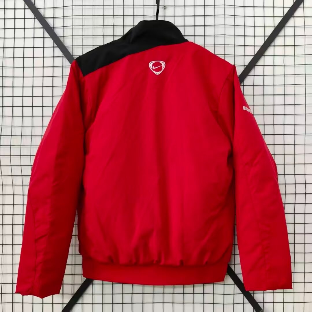26/27 Manchester United Red Full Zipper Padded Jacket